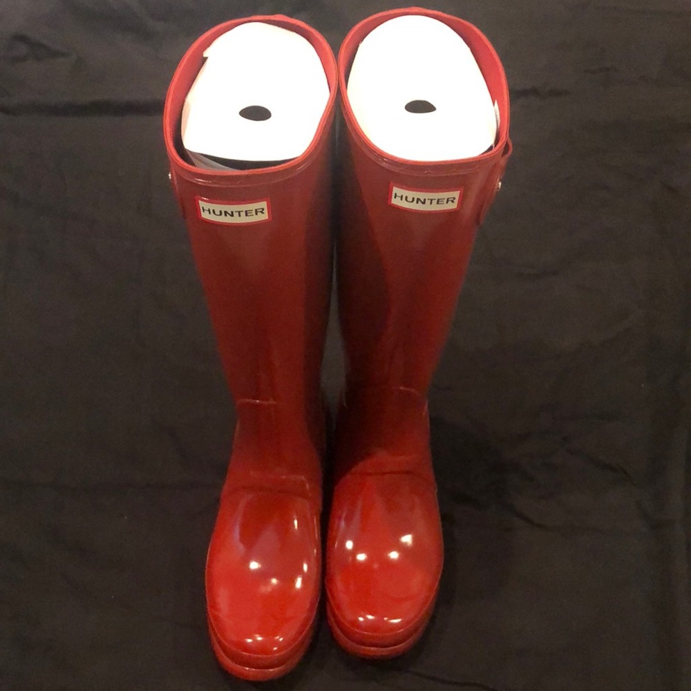 HUNTER Tall Glass Boots